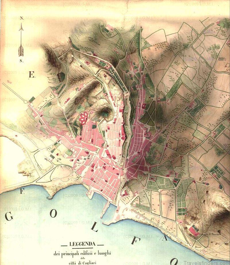 map of cagliari cagliari the beautiful italian coastal town