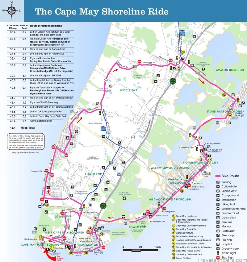 plan your cape may vacation heres a map of the best places to visit in cape may 2