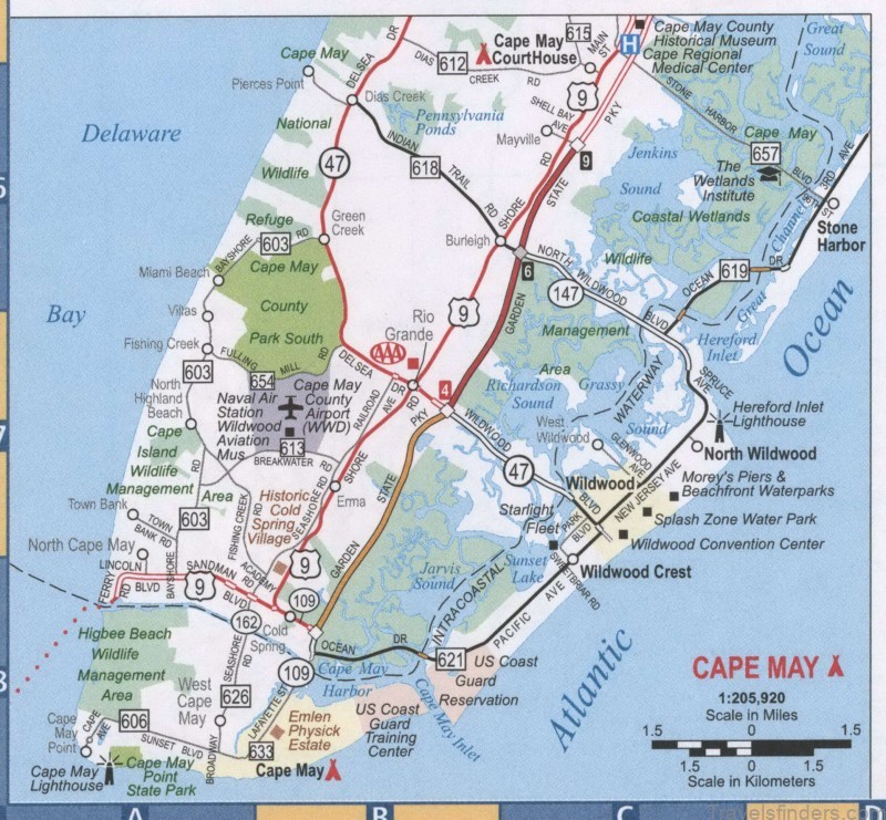 plan your cape may vacation heres a map of the best places to visit in cape may