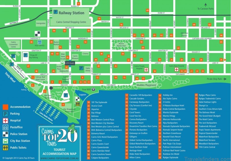 the beginner guide to cairns the ideal holiday destination near australia map of cairns 1