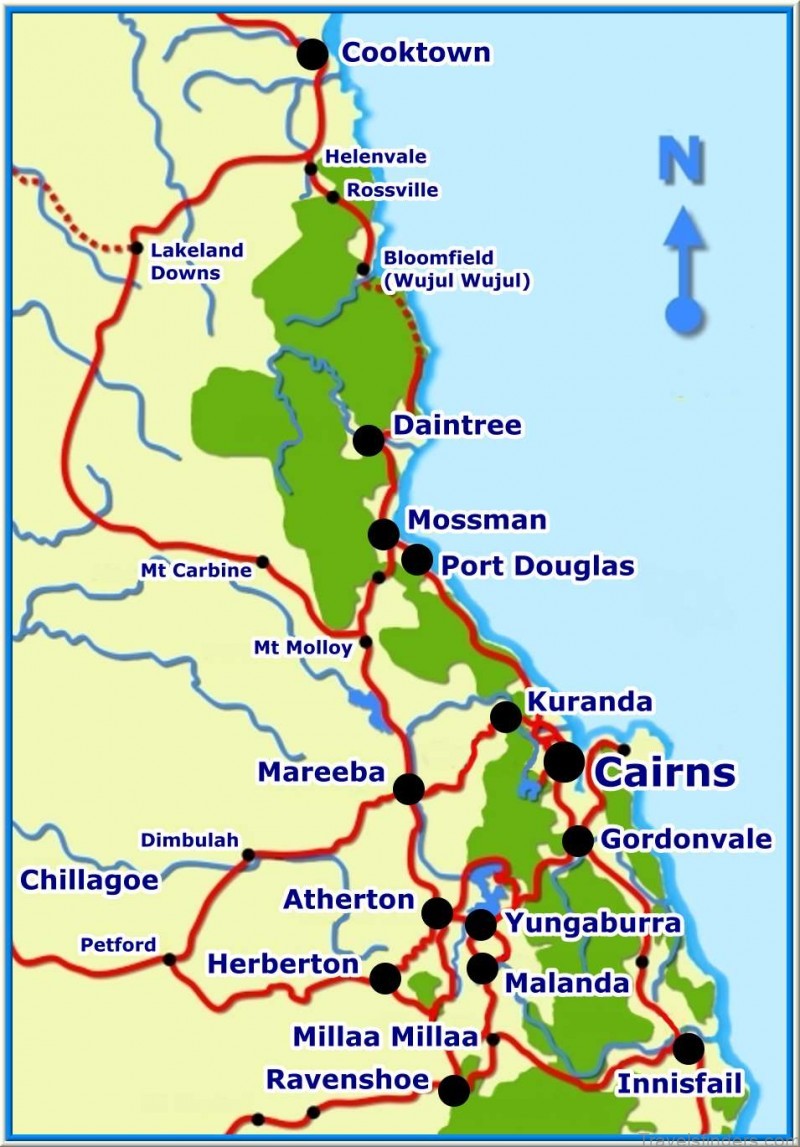 the beginner guide to cairns the ideal holiday destination near australia map of cairns 4