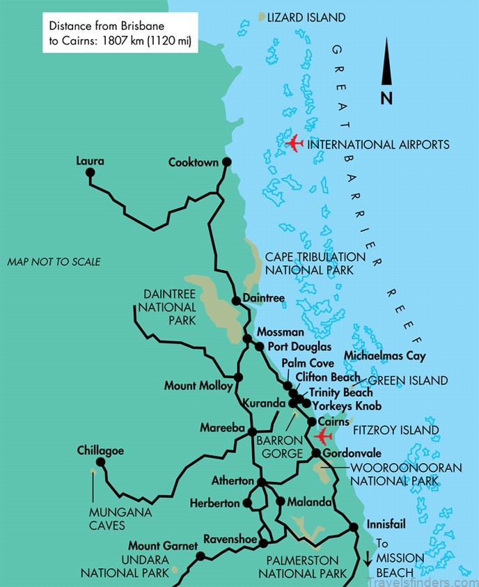 the beginner guide to cairns the ideal holiday destination near australia map of cairns 5