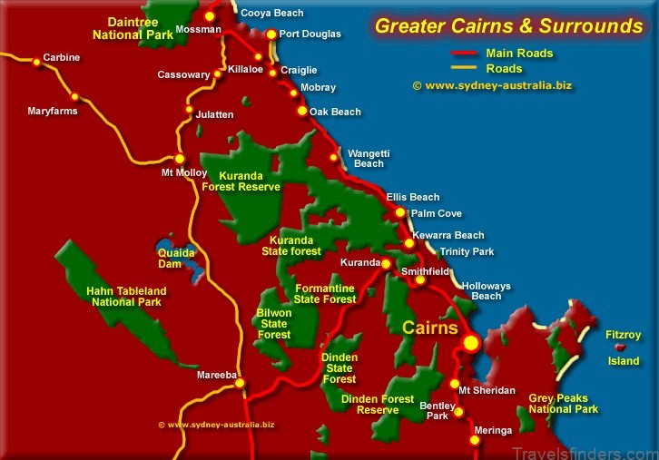 the beginner guide to cairns the ideal holiday destination near australia map of cairns 9