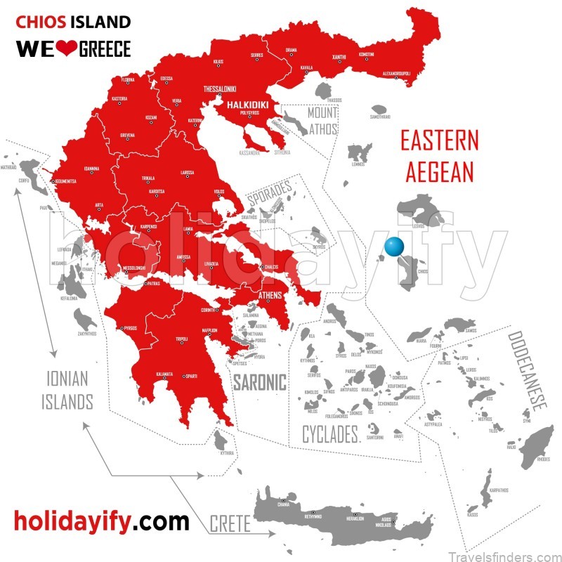 a map of chios what to see and where in the greek island 6