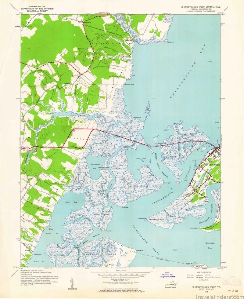 a tourist guide to the chincoteague island virginia map of chincoteague 3