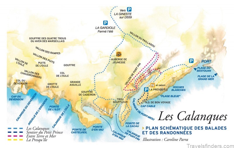 cassis travel guide for tourist map of cassis 8