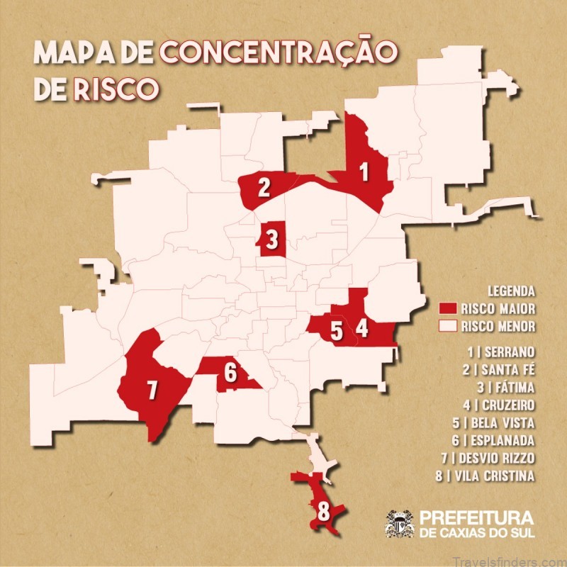 caxias do sul travel guide for tourist map of caxias do sul brazil 3