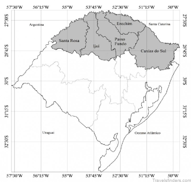 caxias do sul travel guide for tourist map of caxias do sul brazil 6