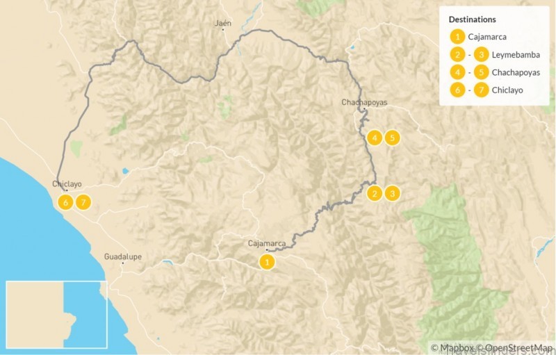 chiclayo travel guide for tourist map of chiclayo 1
