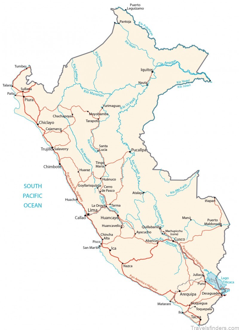 chiclayo travel guide for tourist map of chiclayo 4