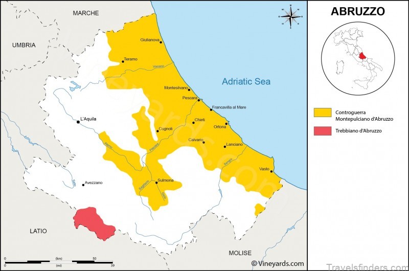chieti travel guide for tourist map of chieti