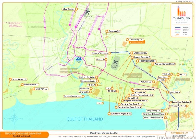 chonburi travel guide for tourist map of chonburi 4