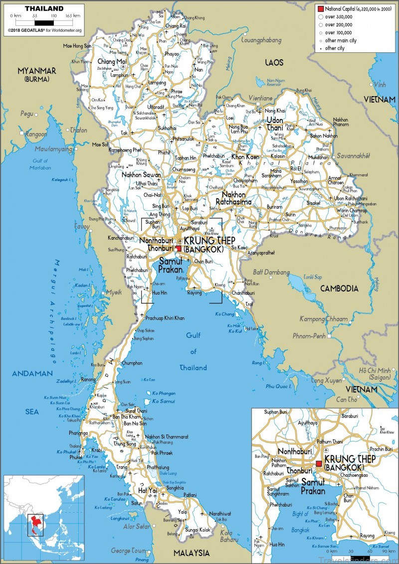 chonburi travel guide for tourist map of chonburi 6