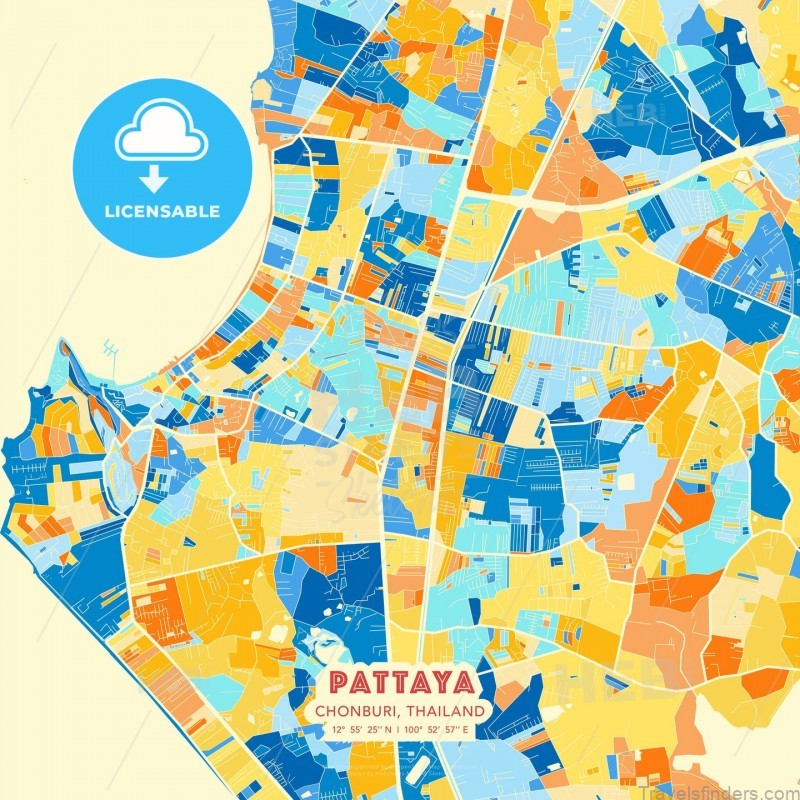 chonburi travel guide for tourist map of chonburi 7