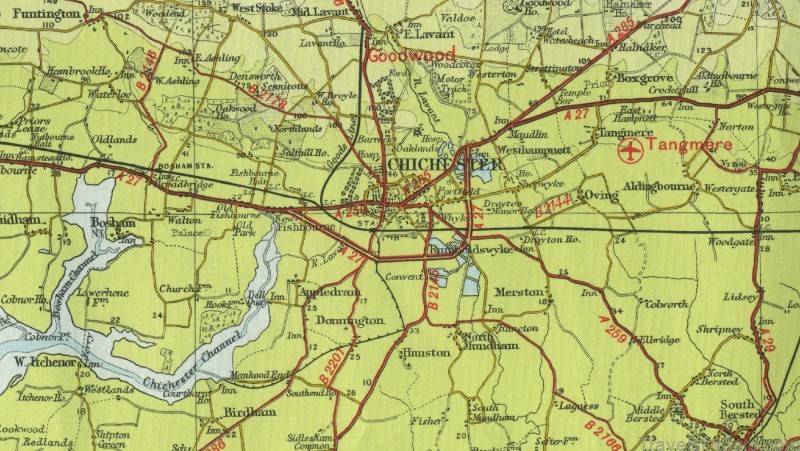 map of chichester travel guide for tourists 5