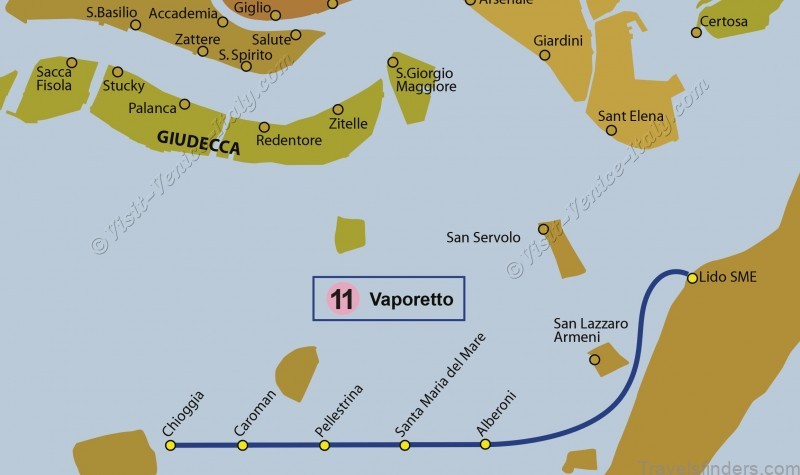 map of chioggia italy a travel guide to the town its sites 5