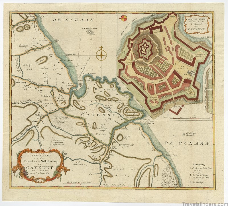 where to go what to do in map of cayenne the capital of french guiana 1