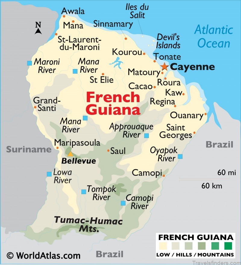 where to go what to do in map of cayenne the capital of french guiana 2