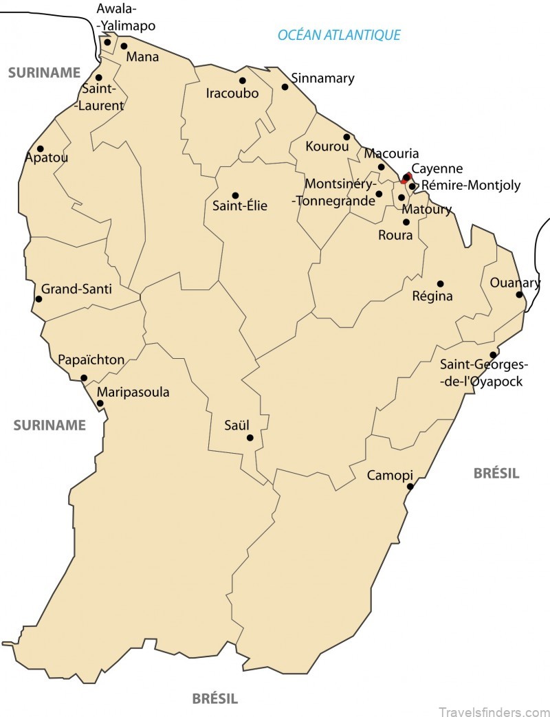 where to go what to do in map of cayenne the capital of french guiana 5