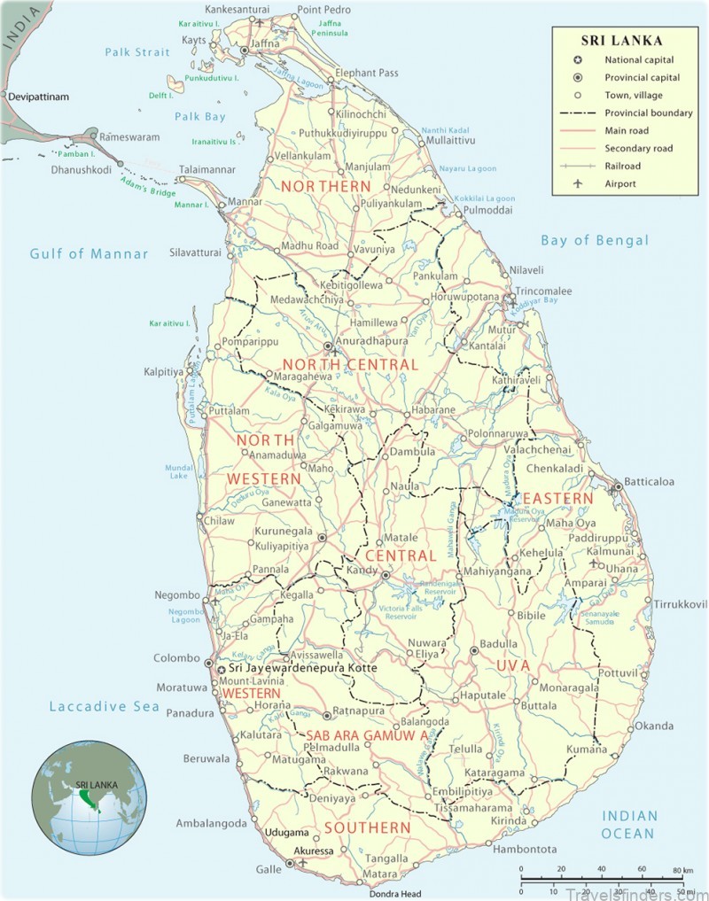 colombo travel guide for tourist map of colombo 7