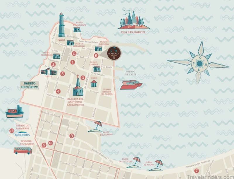 map of colonia del sacramento a travel guide for tourists 2