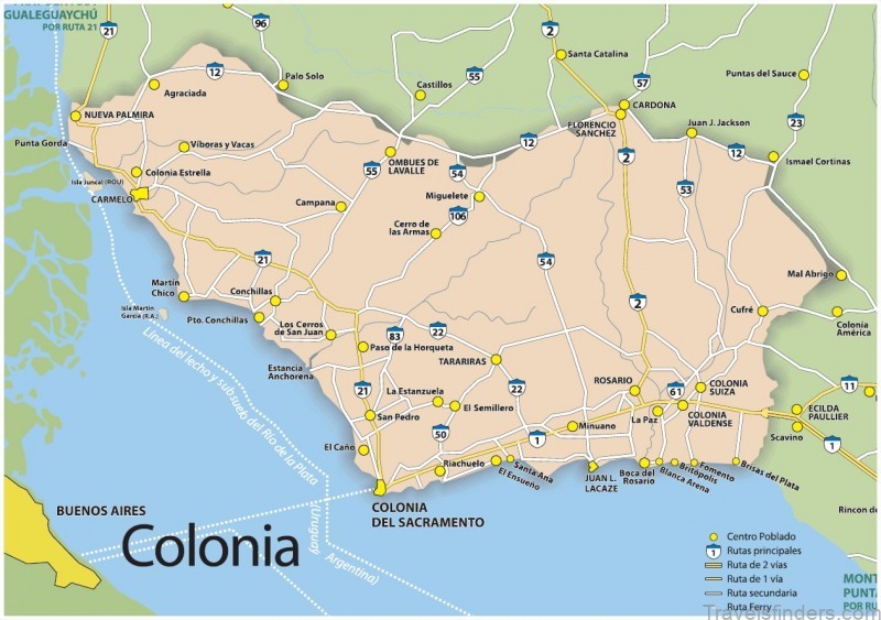 map of colonia del sacramento a travel guide for tourists 7