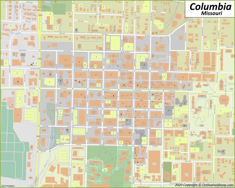 map of columbia missouri official travel guide 3