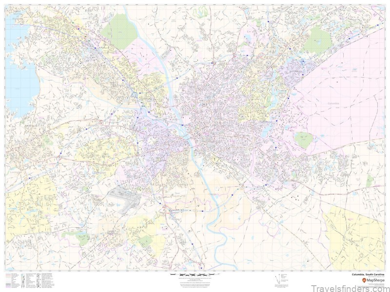map of columbia south carolina a guide to the carolinas favorite southeast gem 4