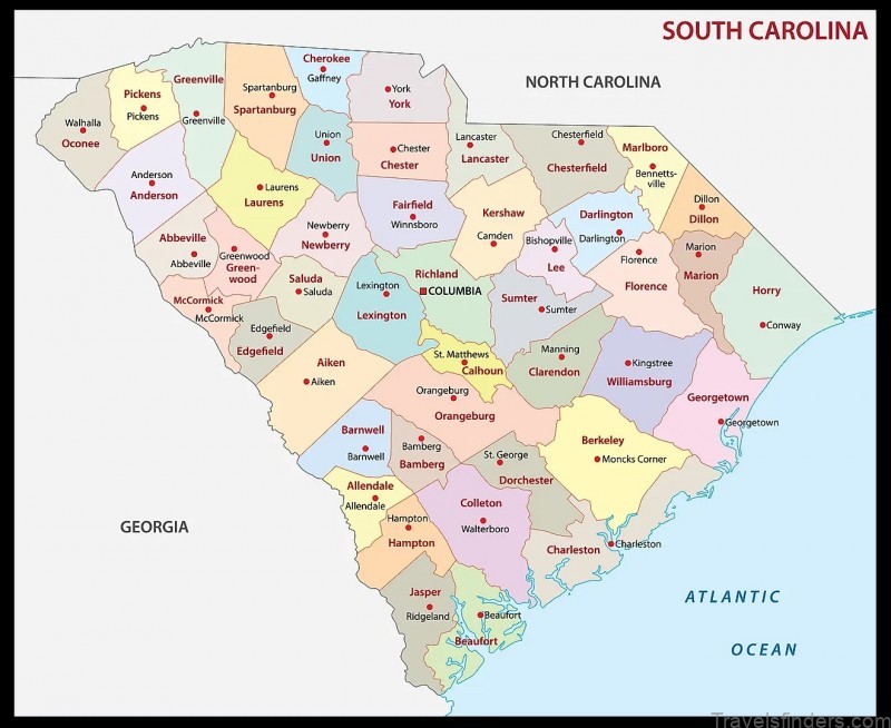 map of columbia south carolina a guide to the carolinas favorite southeast gem 6