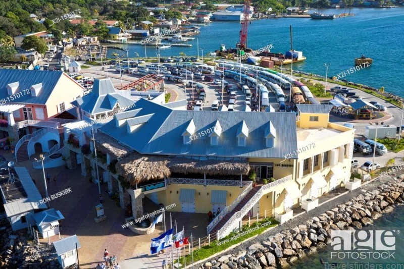 coxen hole travel guide for tourist map of coxen hole 10