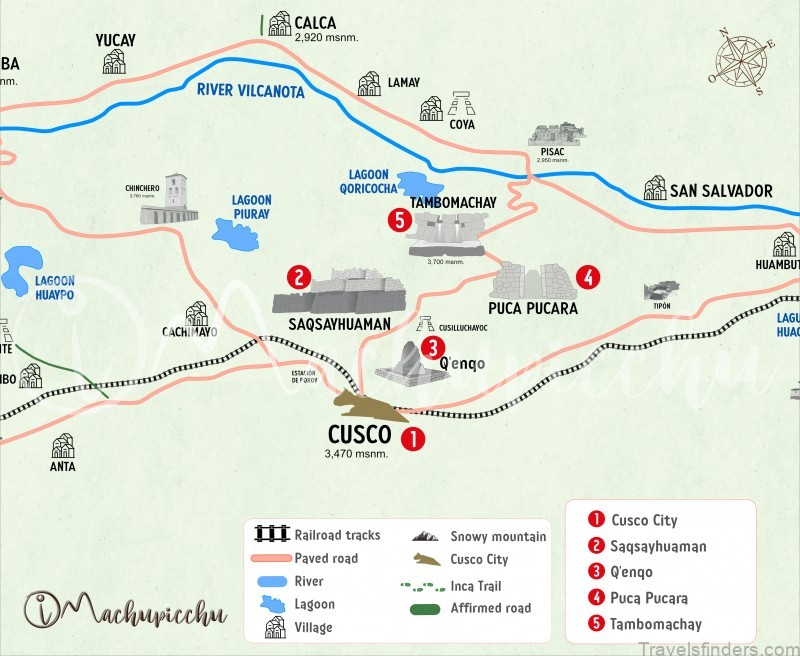 cusco travel guide for tourist a map of the inca city 1
