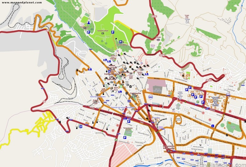 cusco travel guide for tourist a map of the inca city 1