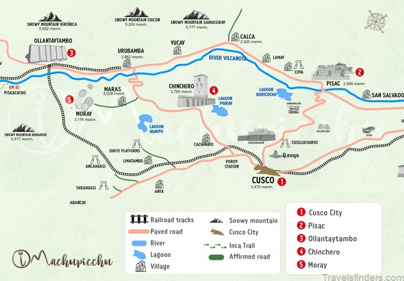 cusco travel guide for tourist a map of the inca city 2