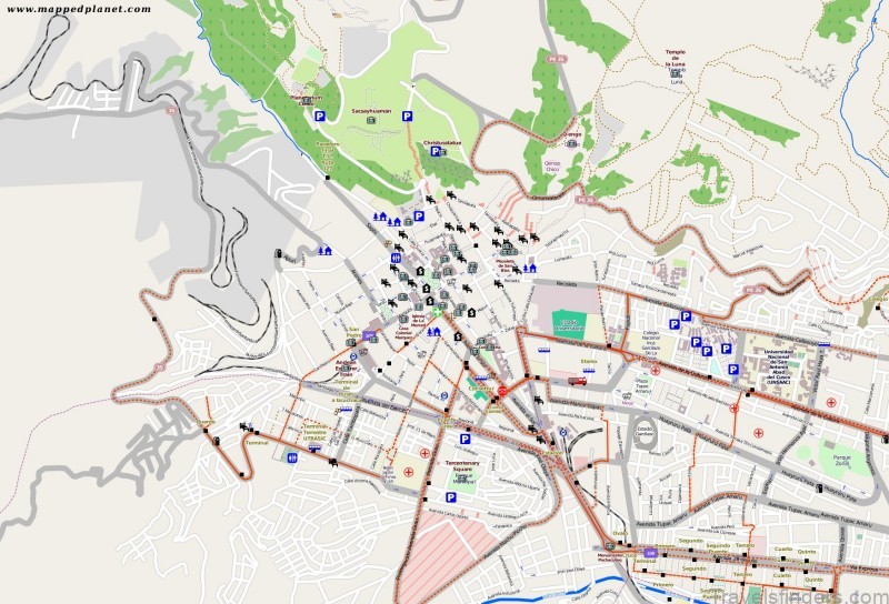 cusco travel guide for tourist a map of the inca city 2