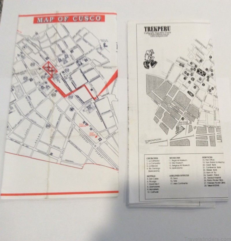 cusco travel guide for tourist a map of the inca city 7