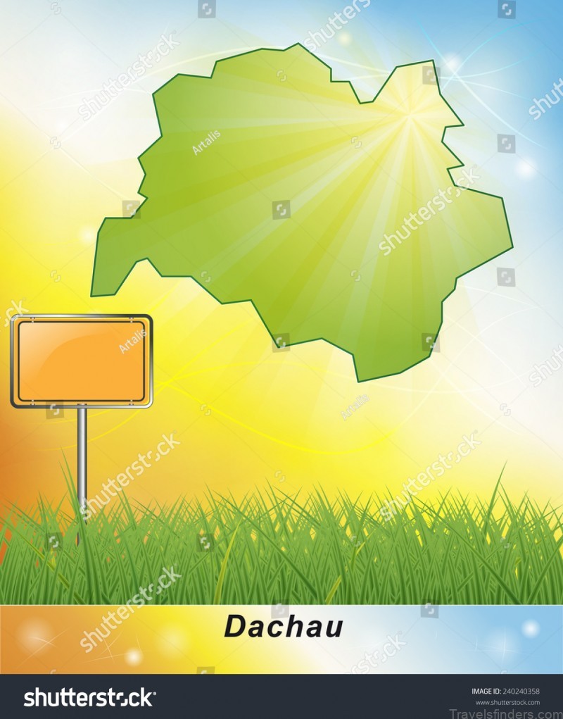 dachau travel guide for tourist map of dachau 1
