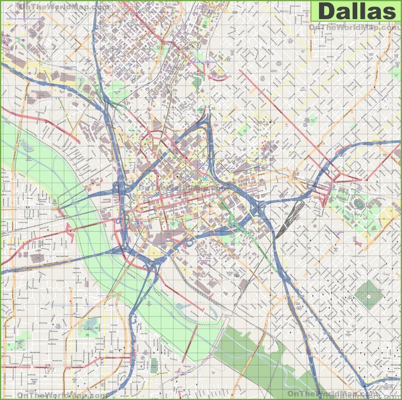dallas travel guide for tourist map of dallas 10