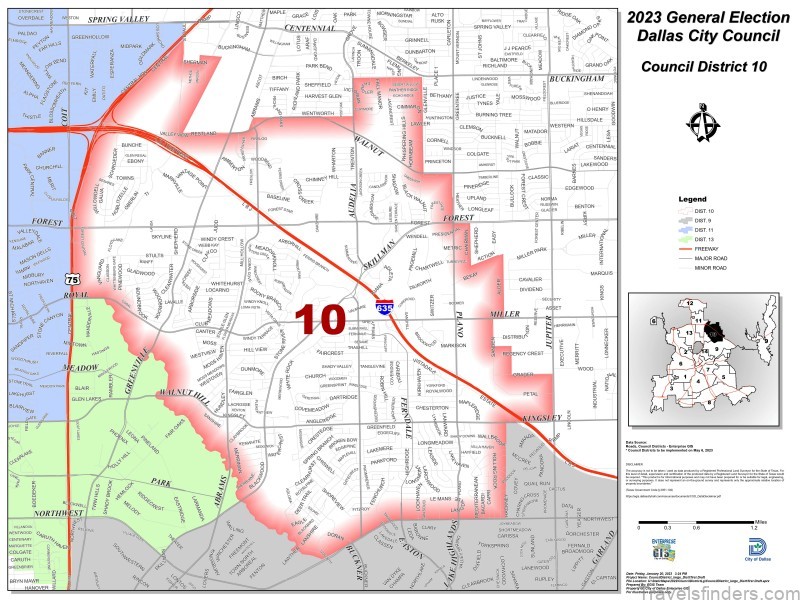 dallas travel guide for tourist map of dallas 3
