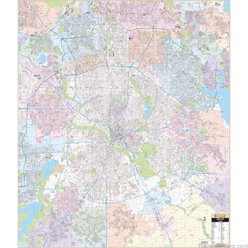 dallas travel guide for tourist map of dallas 9