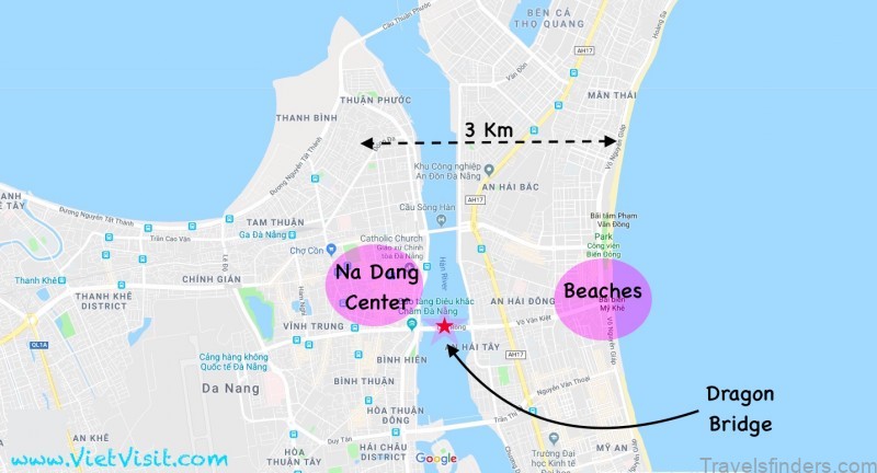 getting to know da nang map of da nang travel guide for tourist