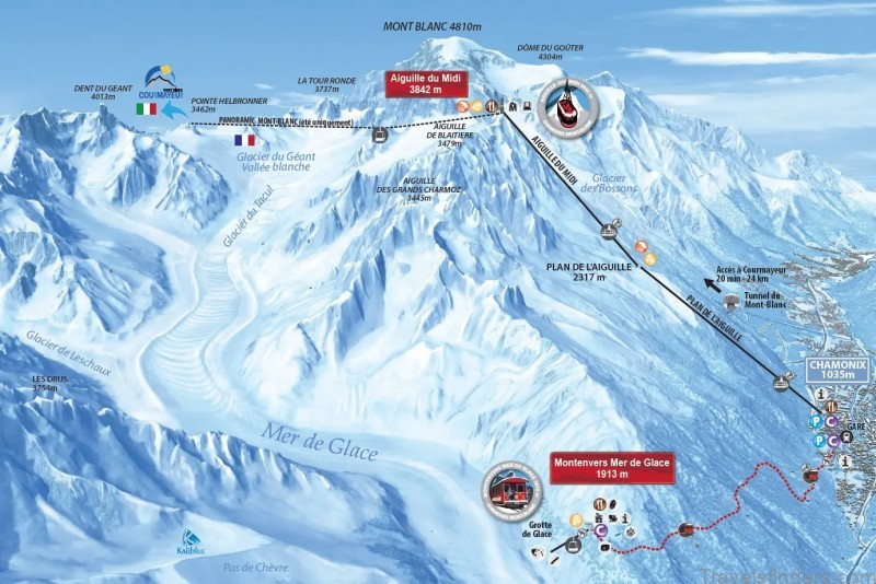 map of courmayeur travel guide for tourist 4
