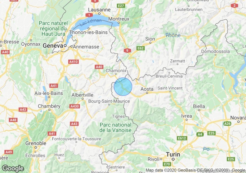 map of courmayeur travel guide for tourist 5