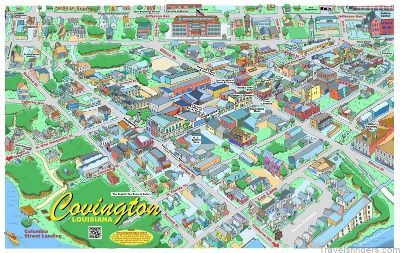 map of covington travel guide for tourists 2