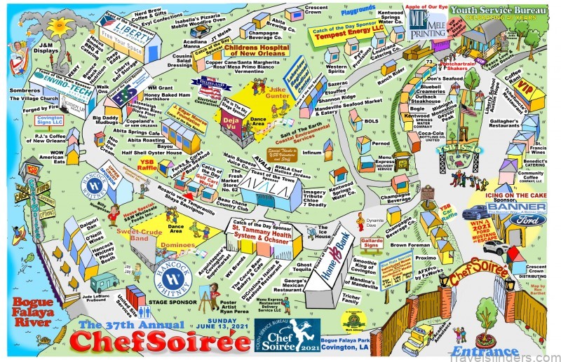 map of covington travel guide for tourists 3