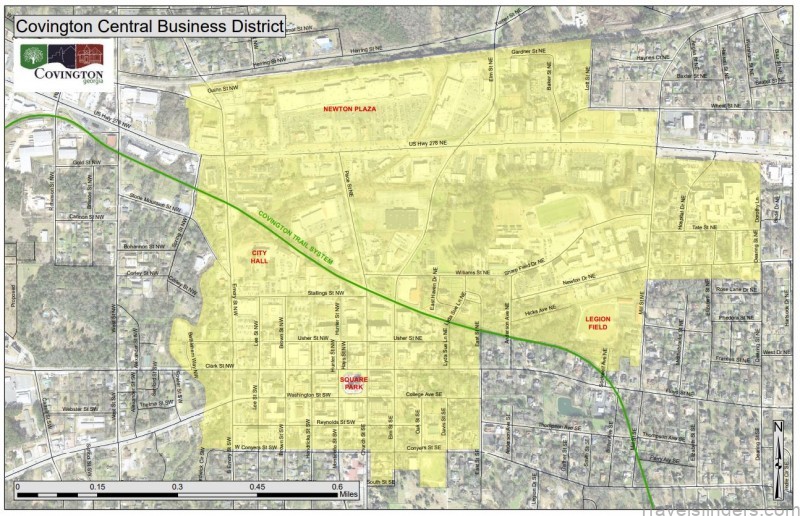map of covington travel guide for tourists 4