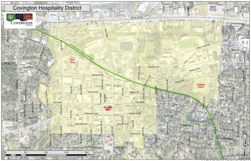 map of covington travel guide for tourists 5