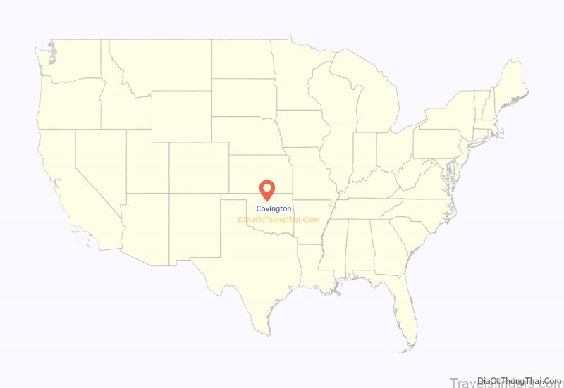 map of covington travel guide for tourists 7