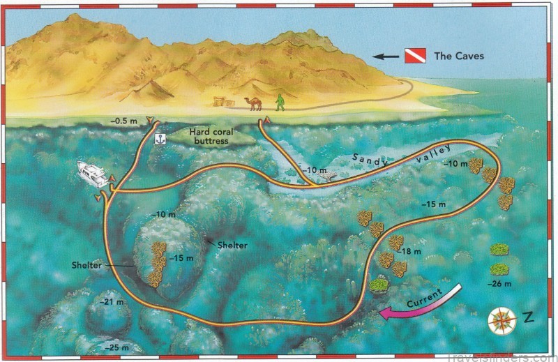 map of dahab a travel guide for tourists 5
