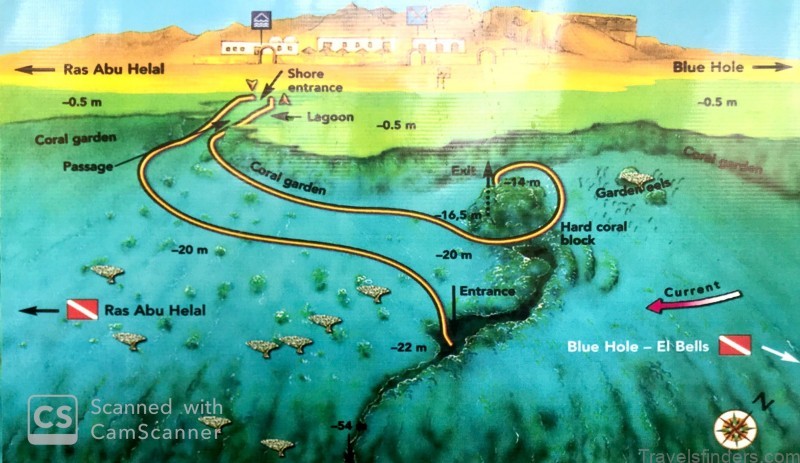 map of dahab a travel guide for tourists 8