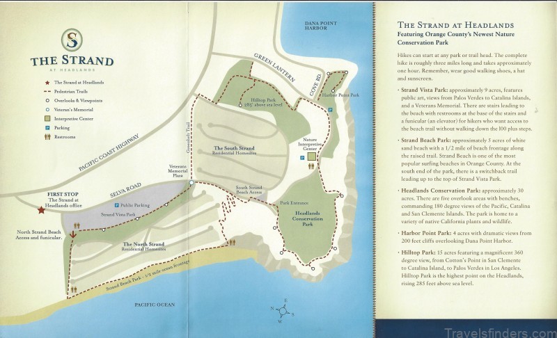 map of dana point travel guide for a tourist 6